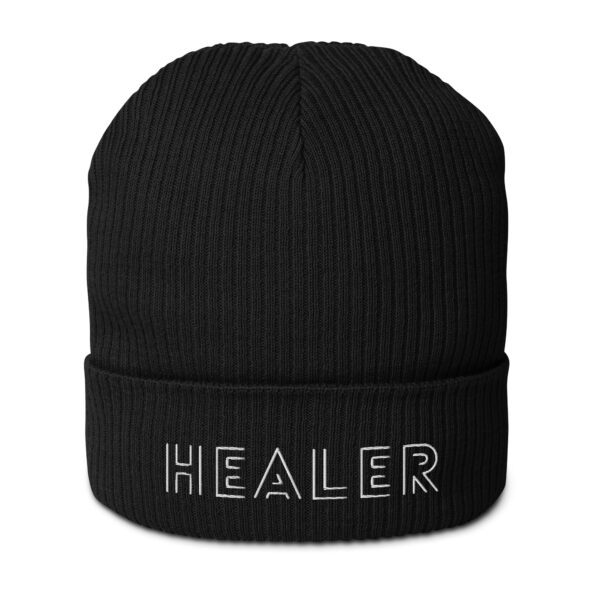 Healer Organic Cotton Ribbed Beanie