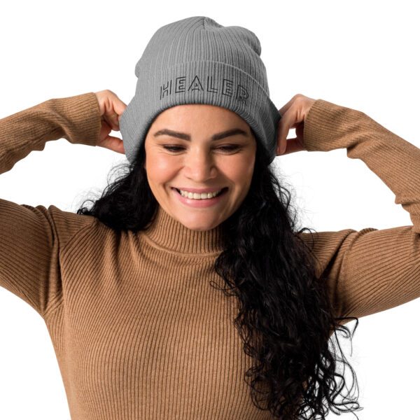 Healer Organic Cotton Ribbed Beanie - Image 6