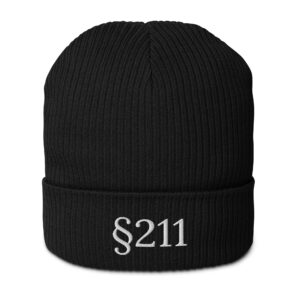 § 211 Organic ribbed beanie