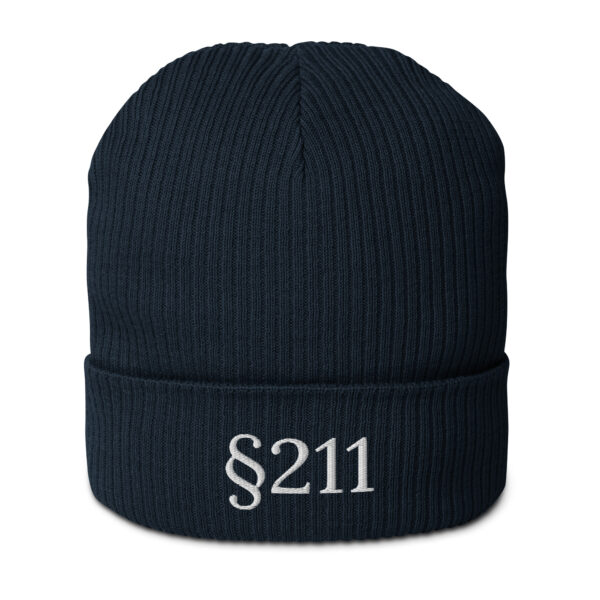 § 211 Organic ribbed beanie - Image 3