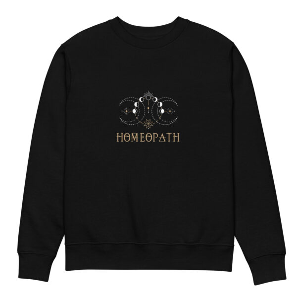 Homeopath Unisex Organic Cotton Sweatshirt - Image 5