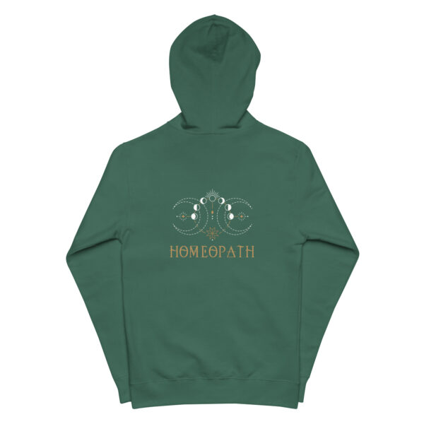 Homeopath Unisex Fleece Zip Up Hoodie - Image 10