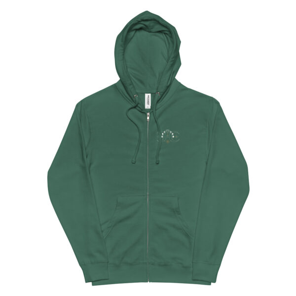 Homeopath Unisex Fleece Zip Up Hoodie - Image 9