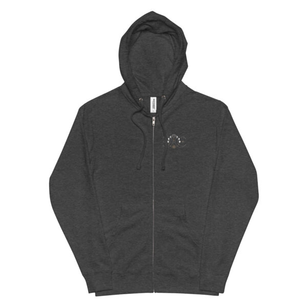Homeopath Unisex Fleece Zip Up Hoodie - Image 5