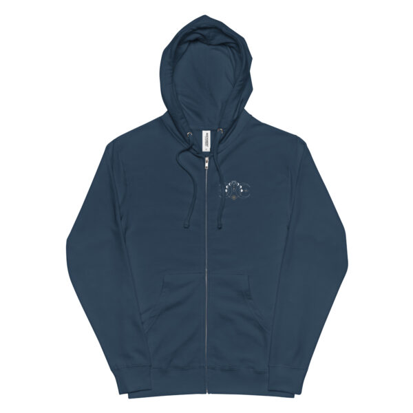 Homeopath Unisex Fleece Zip Up Hoodie - Image 7