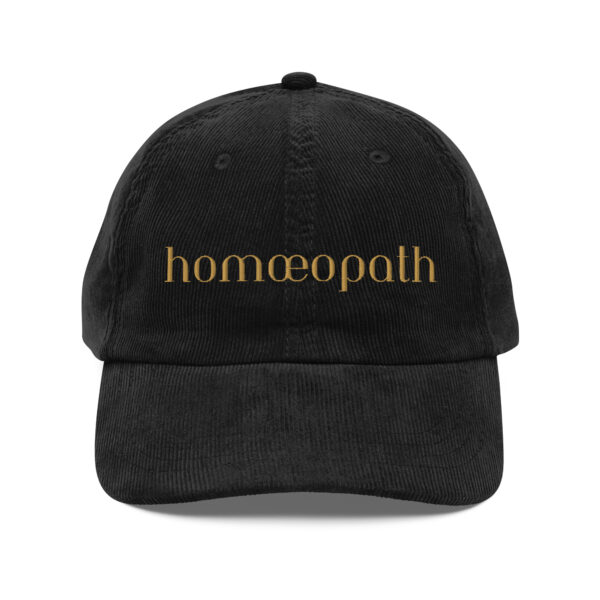 "Homœopath" Vintage corduroy cap