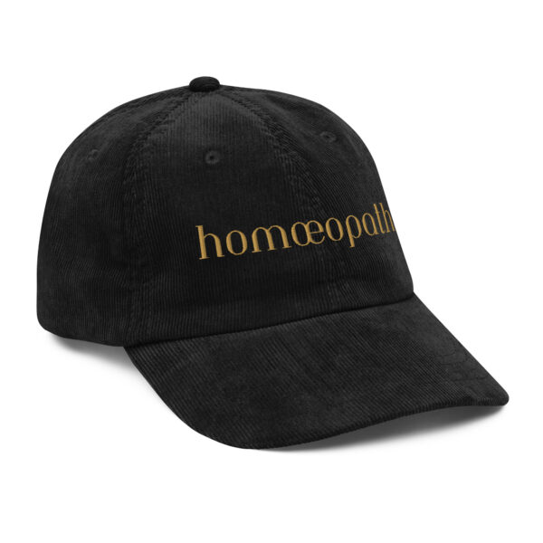 "Homœopath" Vintage corduroy cap - Image 6