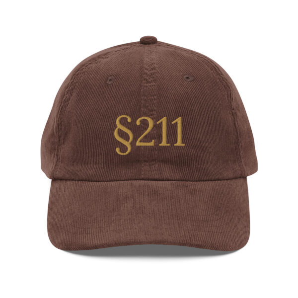 § 211 Vintage Corduroy Cap - Image 11
