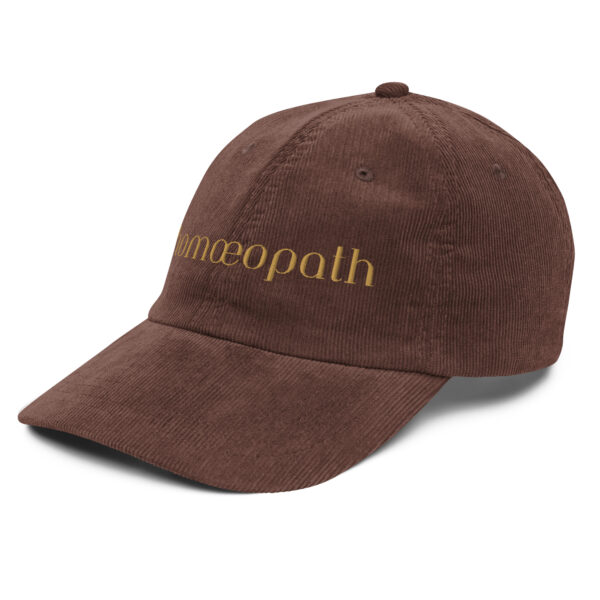 "Homœopath" Vintage corduroy cap - Image 13