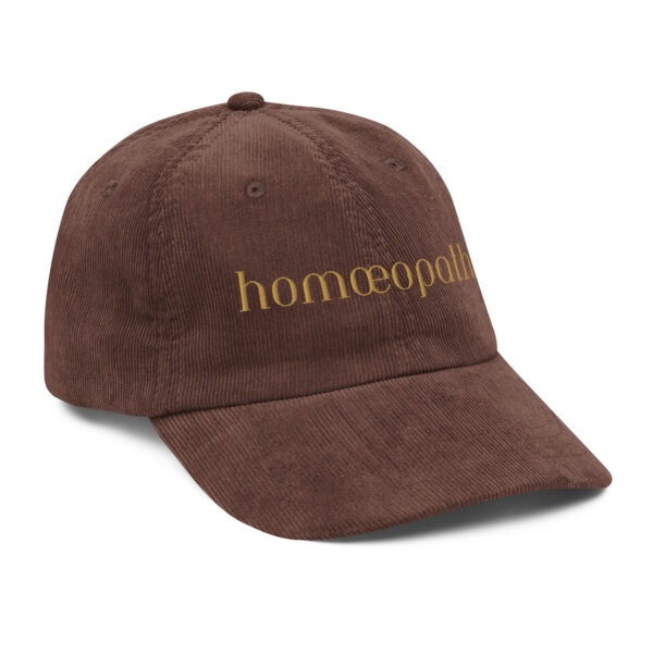 "Homœopath" Vintage corduroy cap - Image 14