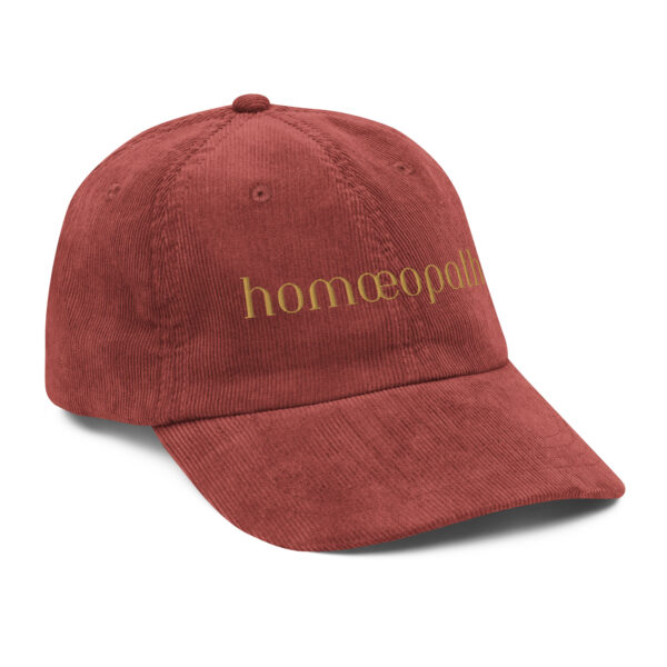 "Homœopath" Vintage corduroy cap - Image 22