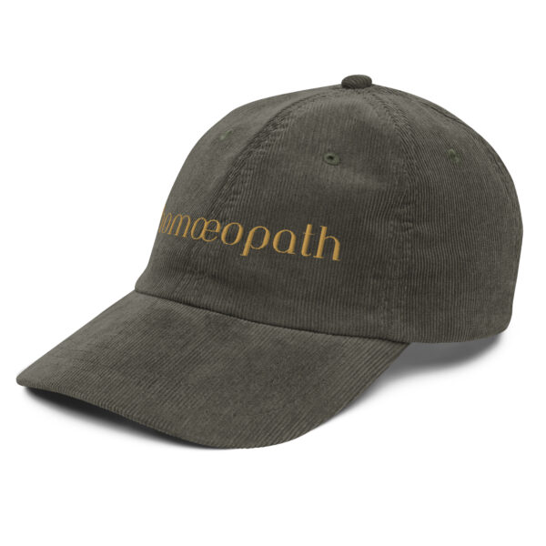 "Homœopath" Vintage corduroy cap - Image 17