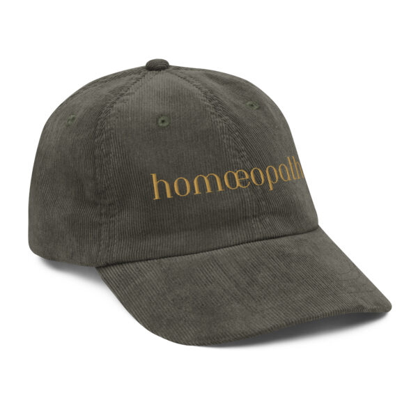 "Homœopath" Vintage corduroy cap - Image 18