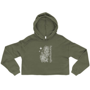 "Homœopath" Cropped Hoodie