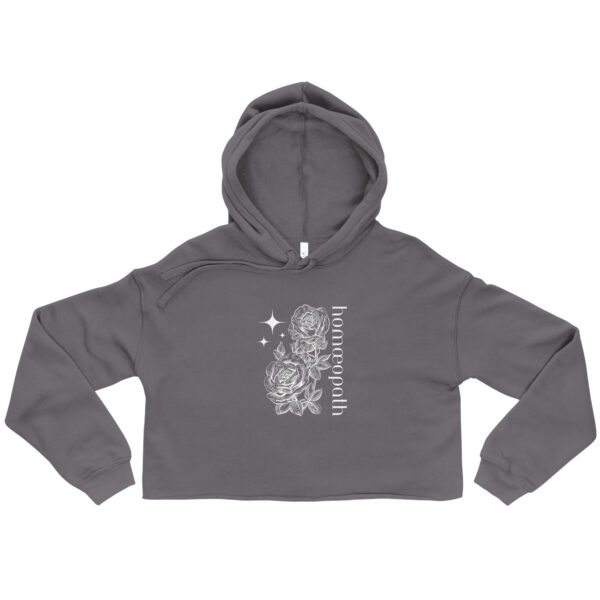 "Homœopath" Cropped Hoodie - Image 6